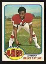 San Francisco 49ers Bruce Taylor 1976 Topps Football Card # 327 Vg - £0.40 GBP