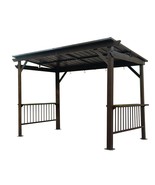 Hardtop Grill Gazebo: 6.5x12ft BBQ Canopy - $14,559.80 MXN
