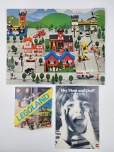 1981 Legoland Town Intersection Road Plates -Box Lid Art work &amp; Catalog Booklets - £31.28 GBP
