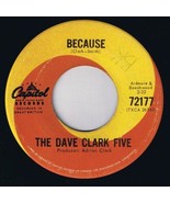 Dave Clark Five Because 45 rpm Theme Without A Name Canadian Pressing - £7.87 GBP
