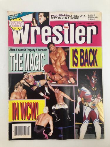 The Wrestler Magazine April 1992 Ricky Steamboat vs Ken Anderson No Label - $9.45