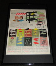 1955 Cosco Framed 11x17 ORIGINAL Advertising Display  - $59.39