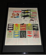 1955 Cosco Framed 11x17 ORIGINAL Advertising Display  - £44.41 GBP