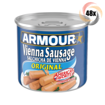 48x Cans Armour Star Original Flavor Vienna Sausages | 4.6oz | Fast Shipping! - £60.46 GBP