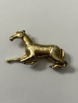 Vintage Boucher Horse Brooch Gold Tone RARE FIND! Equestrian - £48.56 GBP