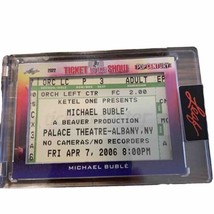 2022 Leaf Pop Century Cut Concert Ticket To The Show Michael Buble Stub - £23.71 GBP