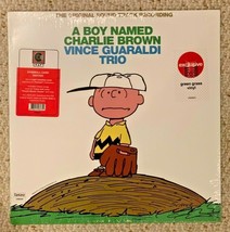 A Boy Named Charlie Brown Vince Guaraldi Trio Baseball Card Edition Green Vinyl  - £38.91 GBP