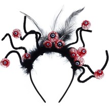 Halloween Eyes Headband Eyeball Headbands Black Rave Party Hair Accessor... - £19.59 GBP