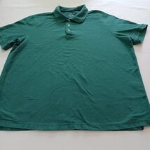 Croft &amp; Barrow Easy Care Men&#39;s Green Polo Shirt Short Sleeve Size 2XB - $12.22