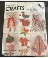 McCall&#39;s Crafts 2082 Christmas ornaments All There - 4 Bears Cut Out in ... - $186.63 MXN