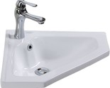 Renovators Supply Manufacturing Alexander Ii Modern Bathroom Corner Sink... - £156.57 GBP