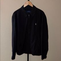 Polo Ralph Lauren Classic Black Lightweight Windbreaker Jacket Men’s Size L - $103.95