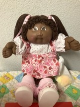 Vintage Cabbage Patch Kid Girl African American Head Mold #2 Brown Hair &amp; Eyes - £152.71 GBP