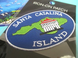 Catalina Island Avalon California Combo Post Card &amp; IRON-ON Patch #I-2 - £18.67 GBP