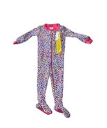 CHILDRENS PLACE Leopard Print Footed Pajamas One Piece Zip Up Sleepwear ... - $10.90 CAD