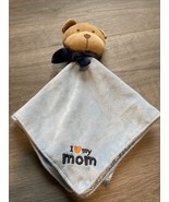 Child of Mine Carters Teddy Bear Blue Lovey Security Blanket Rattle I Lo... - $10.45