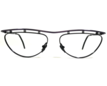 Vintage Vogart Brille Rahmen 8055 COL.149 Mattschwarz Lila 52-14-149 - $55.57