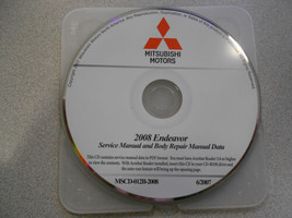2008 MITSUBISHI ENDEAVOR Service Shop Manual CD FACTORY BRAND NEW OEM - £181.97 GBP