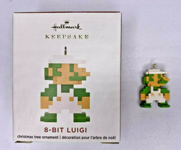 2020 Hallmark 8-Bit Luigi Minitaure Ornament U74/8214 - £10.15 GBP