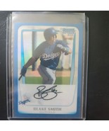 2011 Bowman Chrome Prospects Blue Refractors Card #BCP91 Blake Smith /250 - $2.97