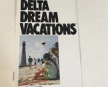 Vintage Florida Fly/Drive Delta Dream Vacation Brochure 1976 - $12.86