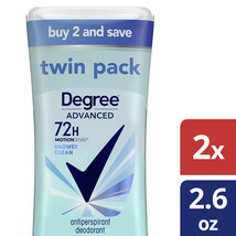 Degree Advanced 72H Motion Sense Shower Clean Antiperspirant Deodorant, 2.6 oz,  - £28.18 GBP