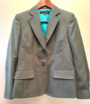 Anne Klein green Blazer Jacket women&#39;s petite Size 4 P - £31.60 GBP