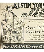 1901 Biscuits Austin Young Victorian Boston Bread Advertisement - €17,35 EUR