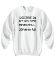 DAD Sweatshirt How I Buy Fathers Day Gifts Cheap and in a Rush White-SS  - £20.42 GBP