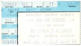 Dan Fogelberg Ticket Stumpf Juni 12 1985 Indianapolis Indiana - $39.58