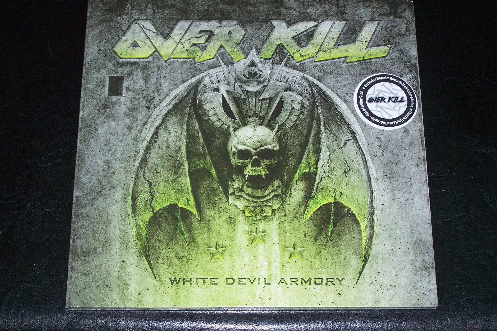 OVERKILL WHITE DEVIL ARMONY GOLD 2LP 100 COPIES - $99.00