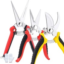 Garden Pruning Shears Stainless Steel Blades Handheld, Bypass Pruning Ha... - £18.49 GBP