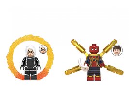 Black Cat and Spider-Man Minifigures Spider-Man Movie Sets - £5.96 GBP