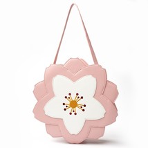 Kawaii Sakura Shape Shoulder Bag Fashion Purses and Handbags for Women Lolita Pi - £61.05 GBP