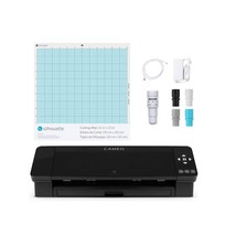 Silhouette Cameo 4 with Bluetooth | 12x12 Cutting mat | AutoBlade 2, 100 Designs - $612.50