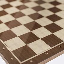 LaModaHome Star Midi Size Classic Wallnut Wooden Unscratchable Polished Chess Bo - £42.16 GBP