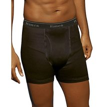 Hanes Ultimate Men&#39;s Tagless Boxer Briefs-Multiple Colors, 5 Pack-Black Gray Ass - £27.01 GBP+