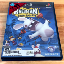 Rayman Raving Rabbids (Sony PlayStation 2, 2006) PS2 Complete w/Manual - £7.99 GBP
