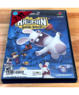 Rayman Raving Rabbids (Sony PlayStation 2, 2006) PS2 Complete w/Manual - £7.95 GBP