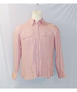 Ralph Lauren Green Label X-Large Coral 100% Cotton Button Front Shirt - $19.60