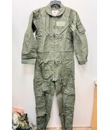 NEW 1985 US AIR FORCE USAF GREEN NOMEX FIRE RESISTANT FLIGHT SUIT CWU-27... - $150.00