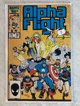 ALPHA FLIGHT #39  Avengers 1986  Marvel comics-B - £1.55 GBP
