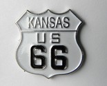 KANSAS ROUTE 66 UNITED STATES AMERICA LAPEL PIN BADGE 1 INCH - $5.64