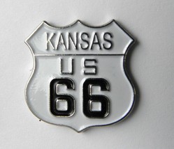 KANSAS ROUTE 66 UNITED STATES AMERICA LAPEL PIN BADGE 1 INCH - £4.40 GBP