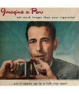Humphrey Bogart Kimberely Pockette Pen 1948 Advertisement Eversharp DWCC12 - $137.10 CAD