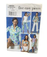 Vogue Sewing Pattern 8094 Shirt Bra Skirt Shorts Pants Misses Size 12-16 - £7.66 GBP