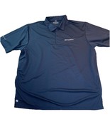 SpaceX Polo Shirt Mens 4XL Blue Stormtech Short Sleeve Collar Logo - $30.08 CAD