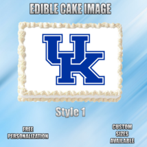 Kentucky Wildcats Edible Image Topper Cupcake Frosting 1/4 Sheet 8.5 x 11&quot; - £8.78 GBP