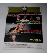 Fashawn Concert Promo Card Vintage 2011 Glasshouse Pomona Immortal Techn... - €17,08 EUR