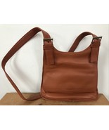Nine West Rust Soft Glove Leather Bucket Hobo Satchel Shoulder Bag Purse - $1,493.70 MXN